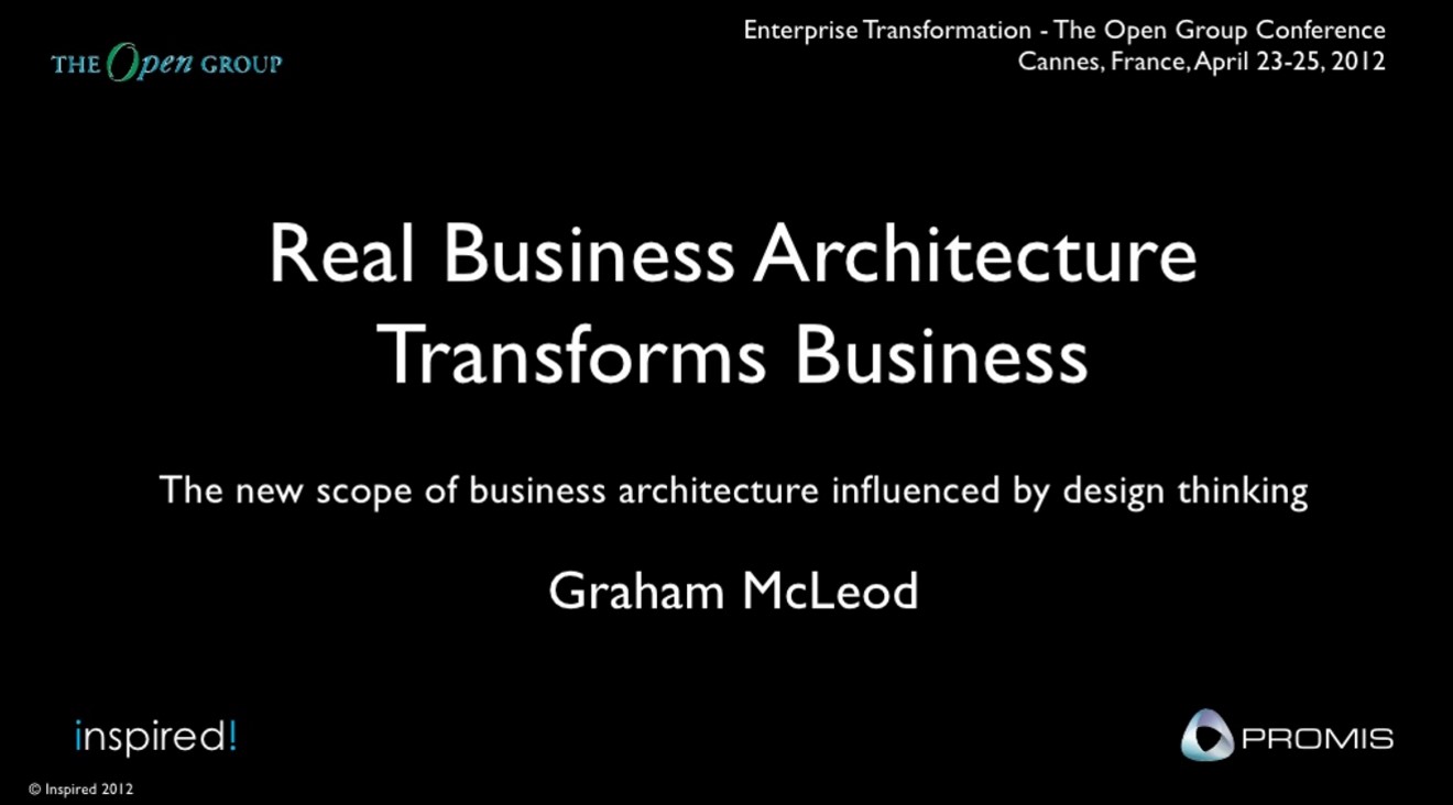 Real Business Architecture Transforms Business